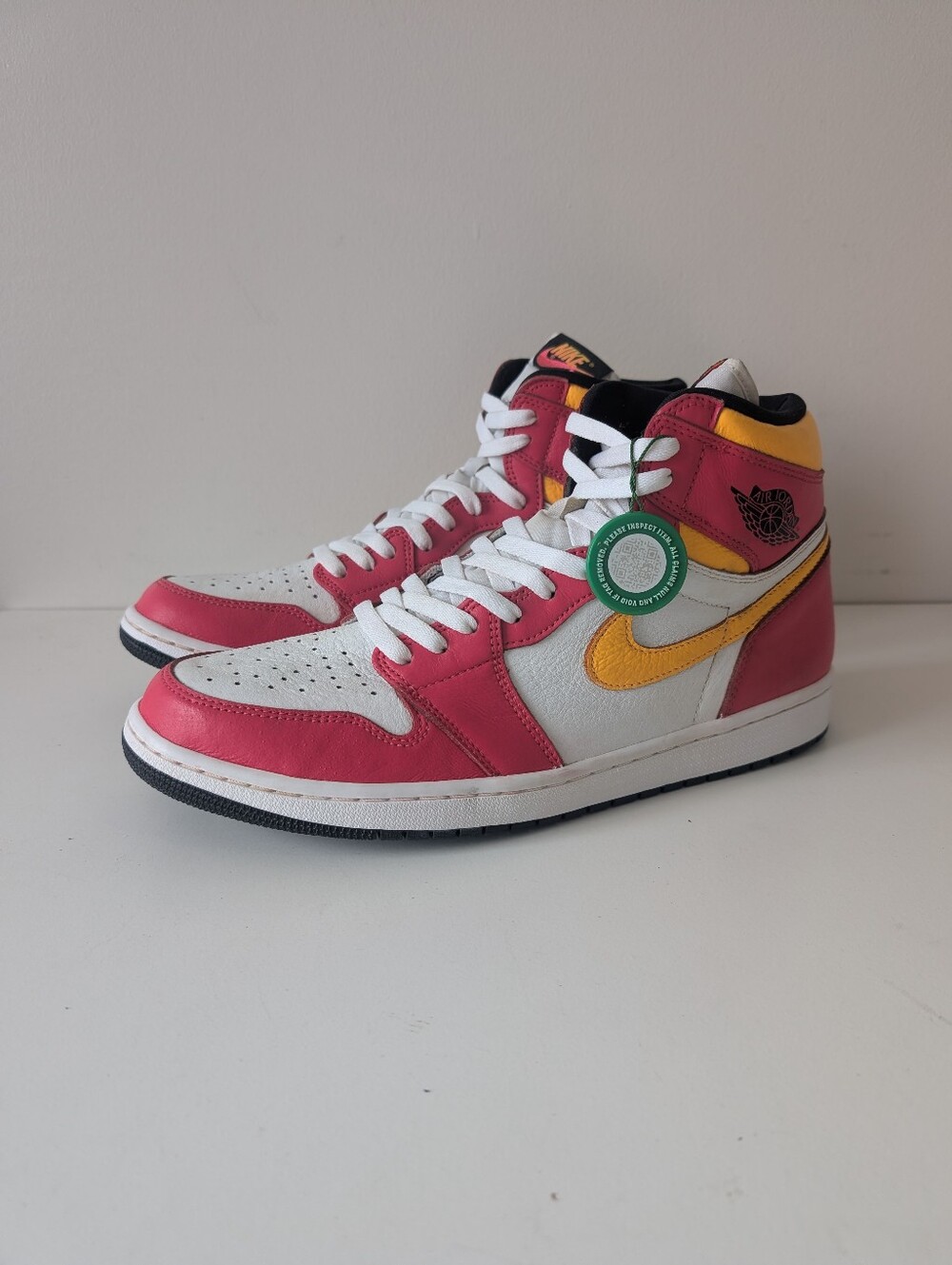 Nike Air Jordan 1 Retro High OG Light Fusion Red 2021 Size 13